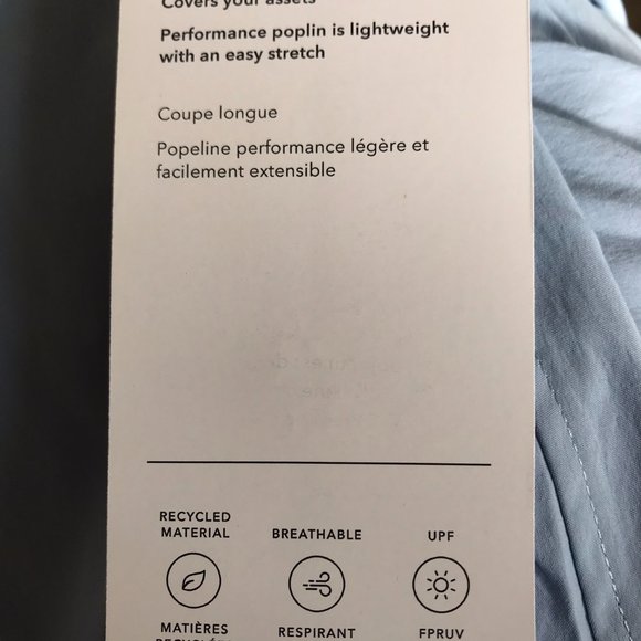 Athleta Blue oversized poplin shirt Top Size S - Picture 7 of 10